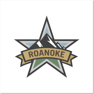 Roanoke Virginia Star City Pride Logo Posters and Art